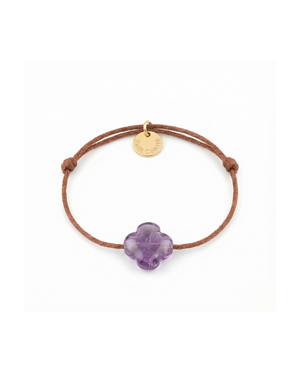 Petit Comité Armband Geboortesteen Februari Amethist
