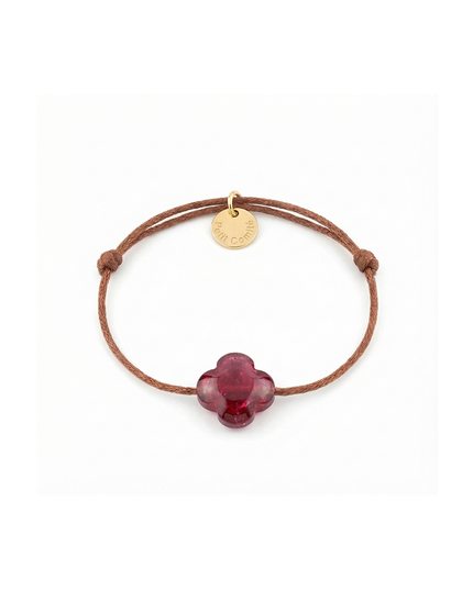 Petit Comité Armband Geboortesteen Juli Robijn
