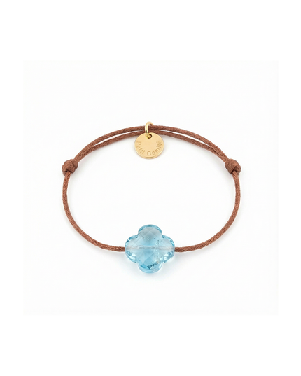 Petit Comité Armband Geboortesteen Maart Aquamarijn