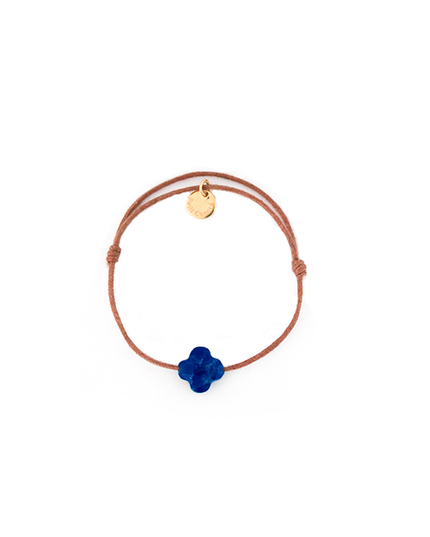 Petit Comité Armband Geboortesteen September Saffier