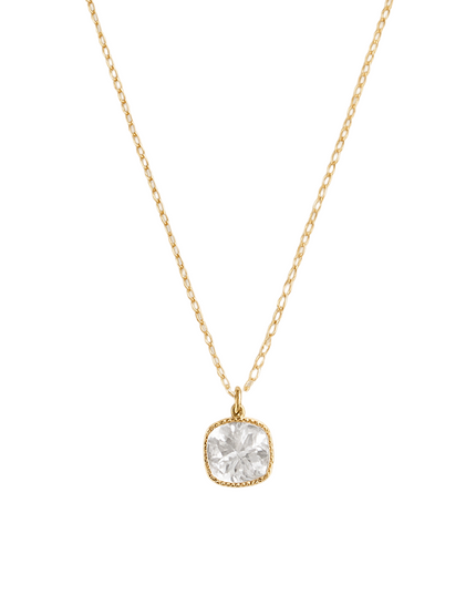 Petit Comité Geboortesteen Ketting april kristal