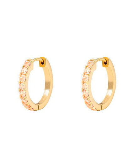 Petit Comité Oorbellen Geboortesteen November Citrien Hoops