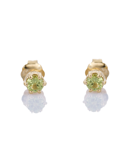 Petit Comité Oorknopjes Geboortesteen Augustus Peridoot