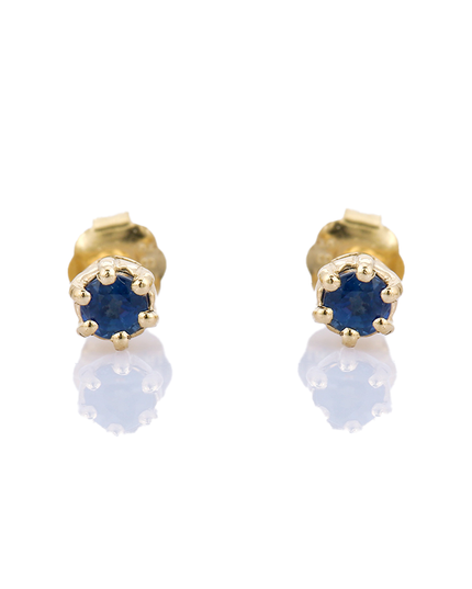 Petit Comité Oorknopjes Geboortesteen September Saffier