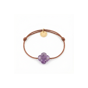 Petit Comité Armband Geboortesteen Februari Amethist