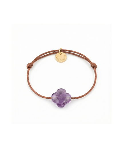Petit Comité Armband Geboortesteen Februari Amethist