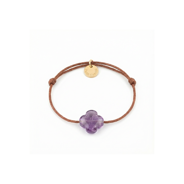 Petit Comité Armband Geboortesteen Februari Amethist