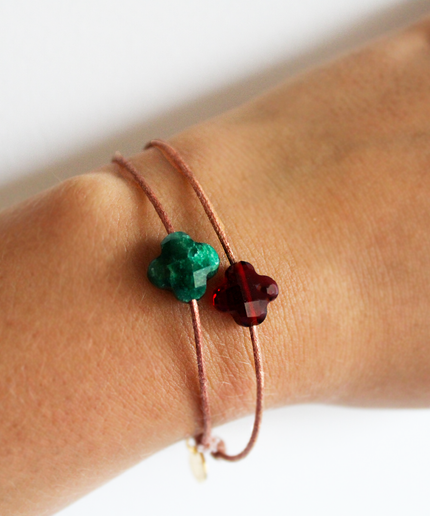 Petit Comité Armband Geboortesteen Februari Amethist