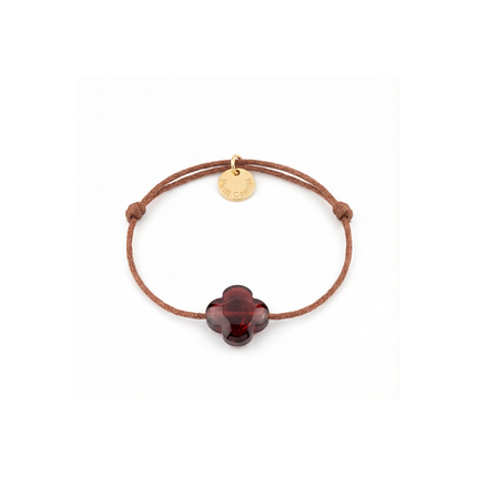 Petit Comité Armband Geboortesteen Januari Granaat