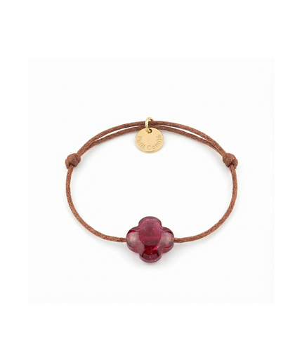 Petit Comité Armband Geboortesteen Juli Robijn