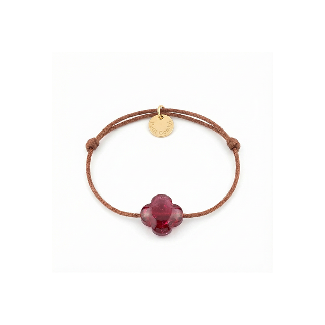 Petit Comité Armband Geboortesteen Juli Robijn