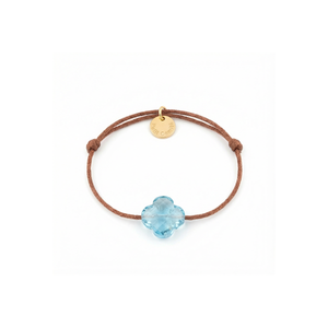 Petit Comité Armband Geboortesteen Maart Aquamarijn