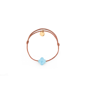 Petit Comité Armband Geboortesteen Maart Aquamarijn