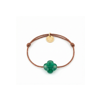 Petit Comité Armband Geboortesteen Mei Smaragd