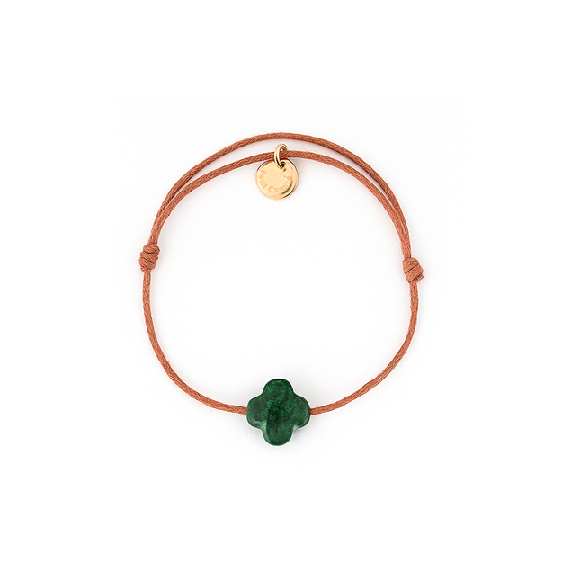 Petit Comité Armband Geboortesteen Mei Smaragd