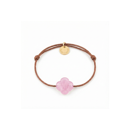 Petit Comité Armband Geboortesteen Oktober Rozenkwarts