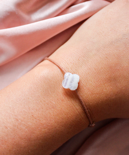 Petit Comité Armband Geboortesteen September Saffier