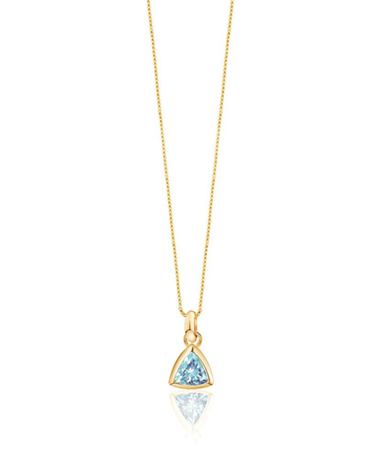 Petit Comité Geboortesteen Blauw Topaas December