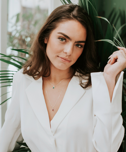 Petit Comité Geboortesteen Blauw Topaas December