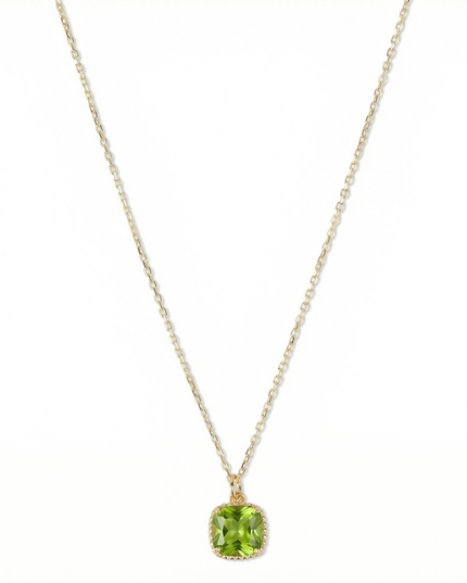 Petit Comité Geboortesteen Ketting augustus peridoot