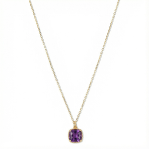 Petit Comité Geboortesteen Ketting februari amethist