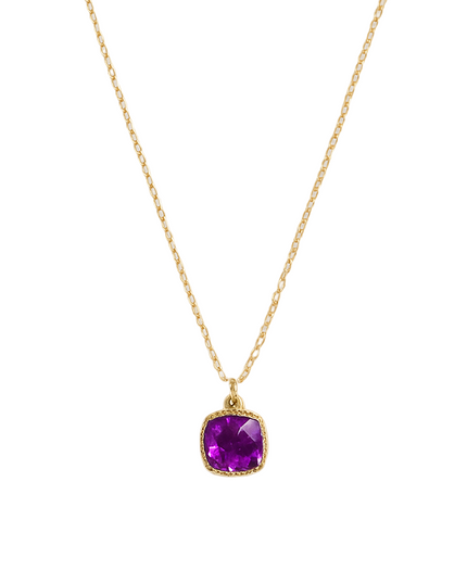 Petit Comité Geboortesteen Ketting februari amethist