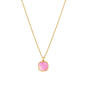 Petit Comité Geboortesteen Ketting oktober rozenkwarts