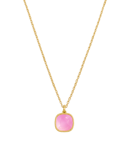 Petit Comité Geboortesteen Ketting oktober rozenkwarts