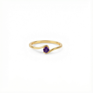 Petit Comité Geboortesteen Ring februari amethist