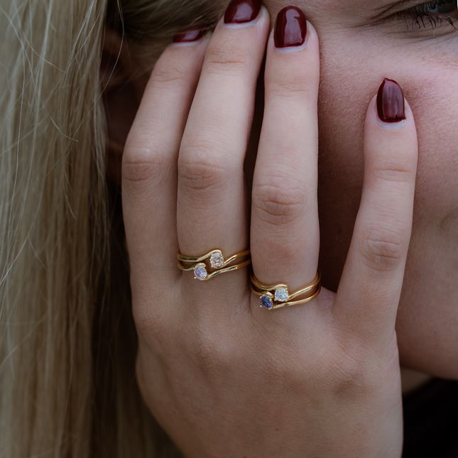 Petit Comité Geboortesteen Ring juli robijn