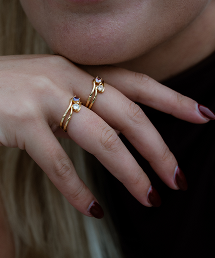 Petit Comité Geboortesteen Ring juli robijn