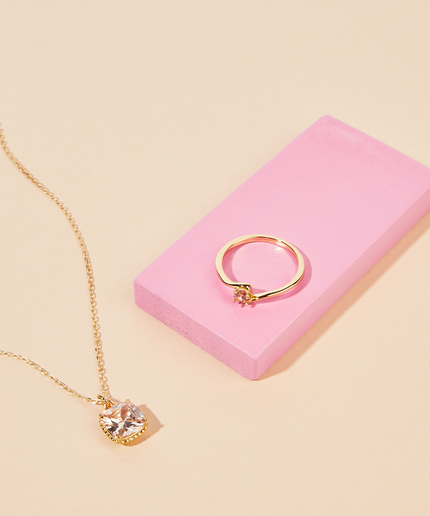 Petit Comité Geboortesteen Ring maart aquamarijn