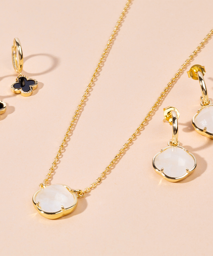 Petit Comité Ketting Rozenkwarts Klaver