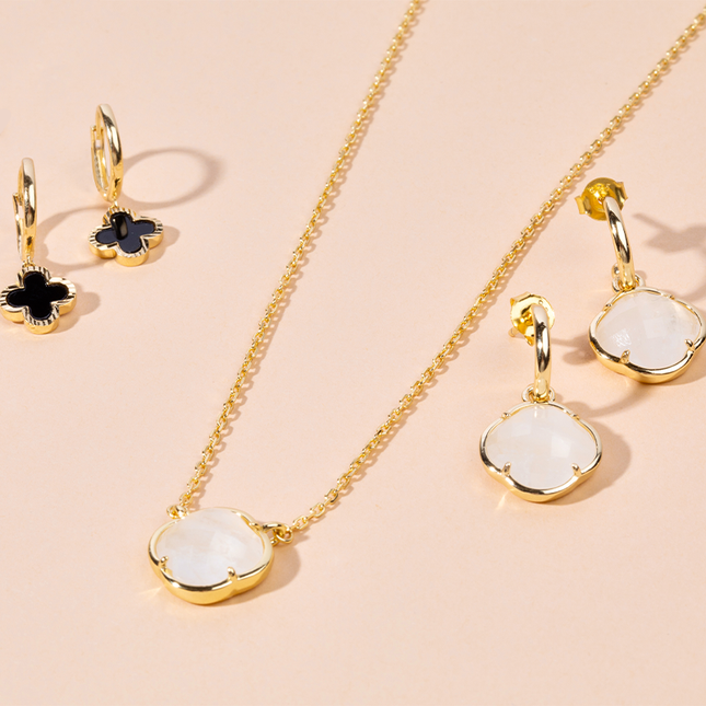 Petit Comité Ketting Rozenkwarts Klaver