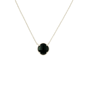Petit Comité Ketting Zwart Onyx  Klaver