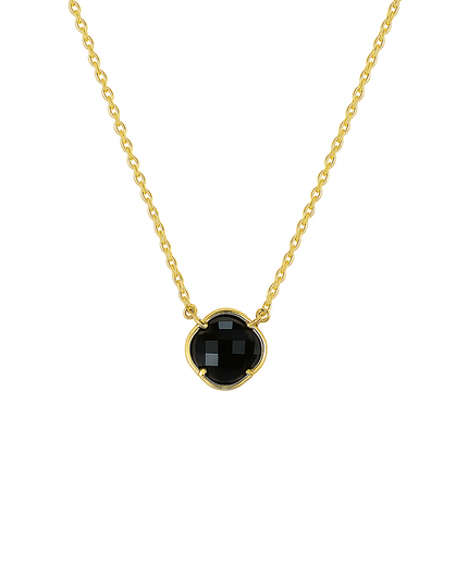 Petit Comité Ketting Zwart Onyx  Klaver