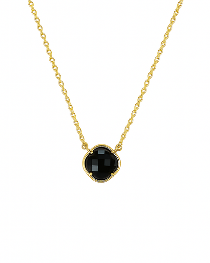 Petit Comité Ketting Zwart Onyx  Klaver