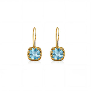 petit-comite-nl Oorhangers Elodie Blauw Topaas