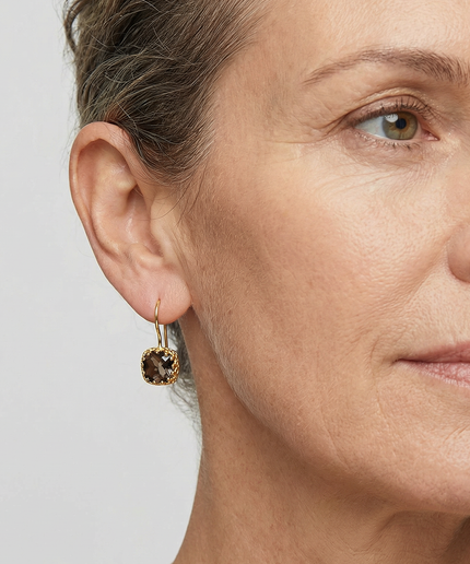 petit-comite-nl Oorhangers Elodie Bruine Topaas