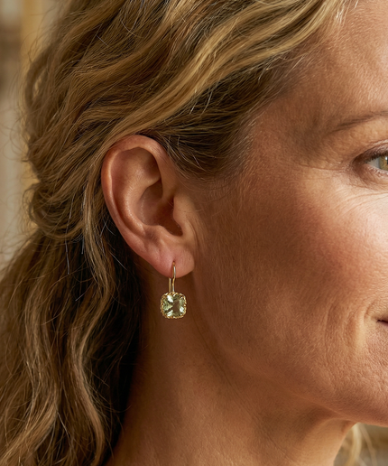 petit-comite-nl Oorhangers Elodie Groene Amethist