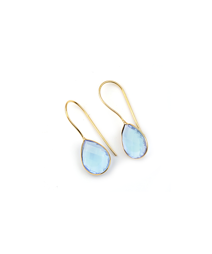 Petit Comité Oorbellen Druppel Aquamarijn