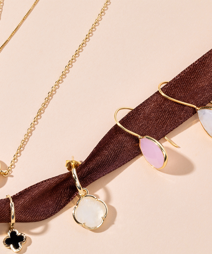 Petit Comité Oorbellen Druppel Blauw Topaas