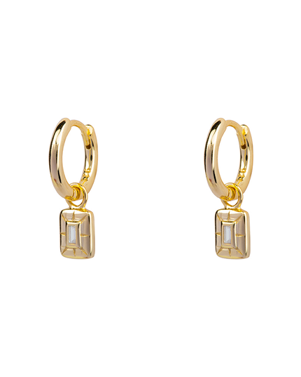 Petit Comité Oorbellen Geboortesteen Juni Maansteen Diamand