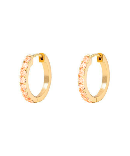 Petit Comité Oorbellen Geboortesteen November Citrien Hoops