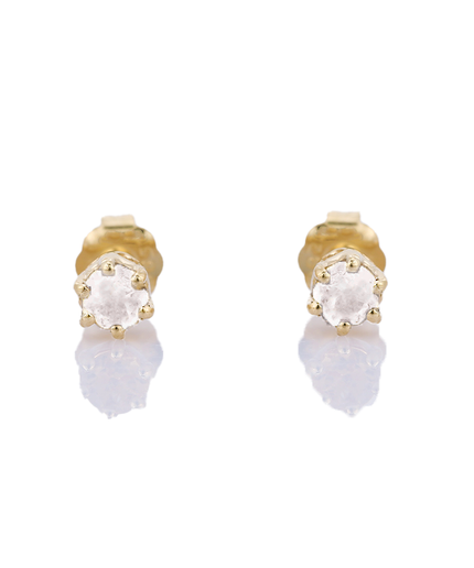 Petit Comité Oorknopjes Geboortesteen April Kristal