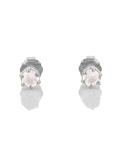 Petit Comité Oorknopjes Geboortesteen April Kristal