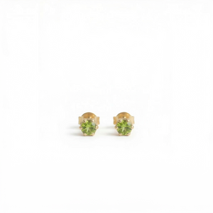 Petit Comité Oorknopjes Geboortesteen Augustus Peridoot