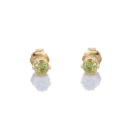 Petit Comité Oorknopjes Geboortesteen Augustus Peridoot