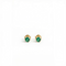 Petit Comité Oorknopjes Geboortesteen Mei Smaragd