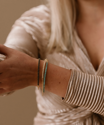 Petit Comité Tennis Bracelet Geboortesteen November Citrien Diamand